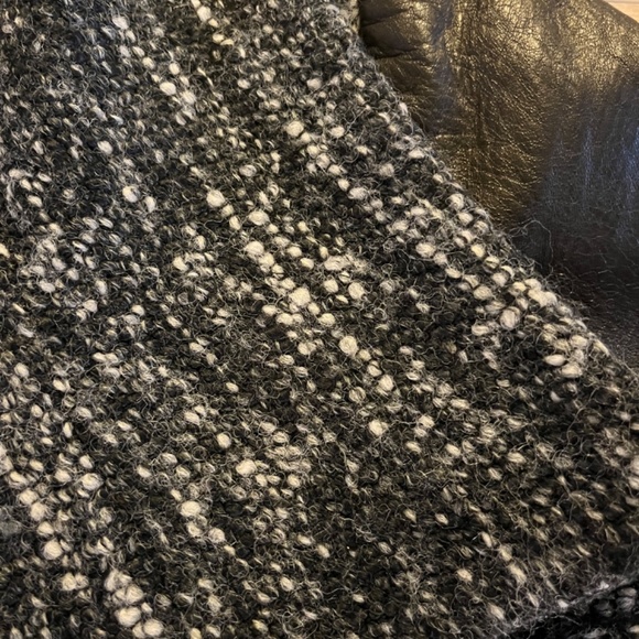 Soia & Kyo Canadian Made Leather and boiled wool jacket - Picture 4 of 7